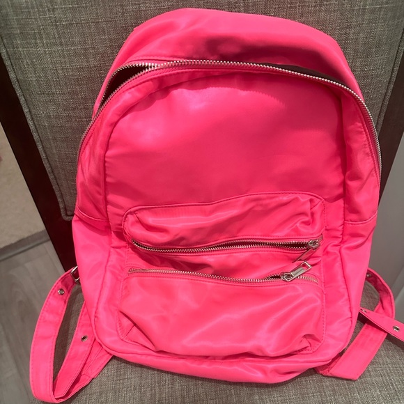 Forever21 mini backpack. Hot pink  used maybe twice. - Picture 1 of 4